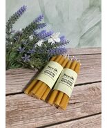 10-Pack 100% Pure Beeswax Birthday Candles – Handmade, 5” Long, Non-Toxi... - $10.00