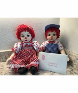 Marie Osmond Porcelain Doll Pair “Huggs &amp; Kissy” NEW in Box w/ COA C2144... - $408.48 CAD