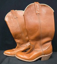 Dingo Woman&#39;s Size 5.5 M Brown Leather Western Cowboy Calf Boots  - $42.95