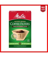 Durable Unbleached Coffee Filters - 40 Count x 12 Packs for Ultimate Bre... - $855.58 MXN