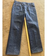 Vintage Orange Tab Levi’s 517 Unwashed Bootcut Jeans 38x30 - $2,683.52 MXN