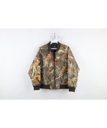Vintage 90s Cabelas Boys Size Large Reversible Camouflage Puffer Bomber ... - $1,037.65 MXN