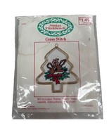 Vintage Santa&#39;s Workbench Counted Cross Stitch Ornament Kit Reindeer #12243 - $4.00
