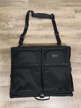TUMI Alpha Garment Bag Bi-Fold Carry On Ballistic Nylon Black 22133DH Excellent - £102.86 GBP