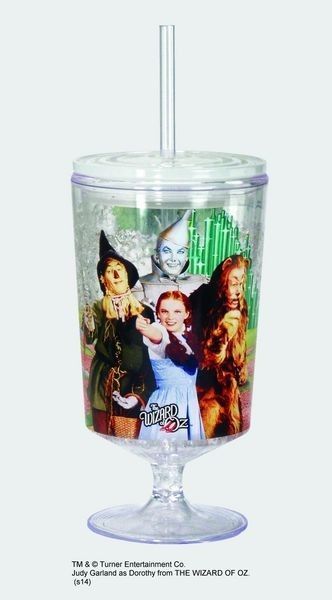 Primary image for The Wizard of Oz Cast Character Image Acrylic Gel Freezer Goblet NEW UNUSED