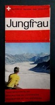vintage/antique Jungfrau Schweiz Suisse Switzerland Ski Excursion Brochure - £33.53 GBP