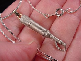 (M-2-G) Pewter Neuman Neumann U67/87 Microphone Necklace Jewelry Mics Mic - $24.36