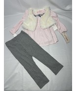 NWT-Baby girl Cat &amp; Jack 3 pc outfit-sz 18 months - £10.95 GBP