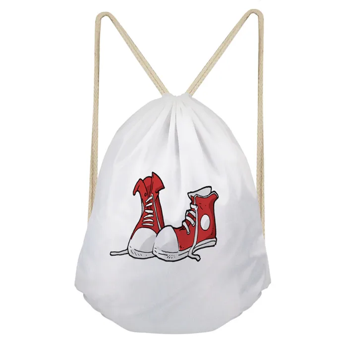 Women Backpack Pink Ballet Shoes Ballet Dancer Painting Drawstring Bag Small Sch - $96.75