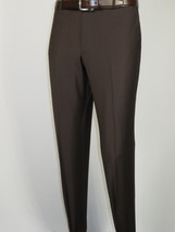 Men Suit BERLUSCONI Turkey Italian Wool 180's Portly Drop 4 Pants K255-07 Brown image 10