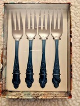 Wild Eye Designs Set Of Four Collectible Decorative Blue Forks GIFT New In Box - £7.91 GBP
