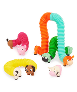  Sensory Farm Animal Tubes Toddler and Preschool Toys Development Growin... - €19,60 EUR