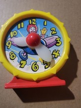 1989 McDonalds Happy Meal Toy 3 Glowing Ronald McDonald Airplane Clock - £6.33 GBP