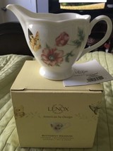 LENOX AMERICAN BY DESIGN BUTTERFLY MEADOW CREAMER  1pc  MULTI COLOR 7oz ... - £23.40 GBP