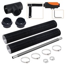 VEVOR Diesel Heater Pipe Ducting Set, 3" Extendable Air Duct Hose, 1" Stainless  - $1,004.21 MXN