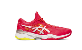 ASICS Womens Sneakers Court FF 2 Clay Solid Pink Sports Size AU 8.5 1042A075 - £65.38 GBP