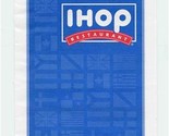 IHOP Restaurant Menu International House of Pancakes Oregon Washington I... - £14.24 GBP