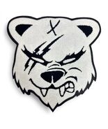 Lot of 12 New Embroidered Iron-on Angry Bear Large Patches - $27.79 CAD