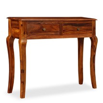 vidaXL Solid Sheesham Wood Console Table, Medium Brown, Rectangular, Solid - $4,070.89 MXN