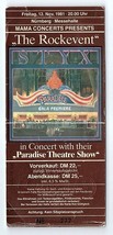 Styx Konzert Ticket Stumpf November 13 1981 Nürnberg Deutschland - $49.48