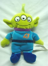 Vintage Walt Disney Store Toy Story Green Alien 8&quot; Bean Bag Stuffed Animal Toy - £13.70 GBP