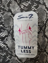 Seven 7 High Rise Tummy Less Slimming Skinny Leg Jeans Womens 4 Gray Snake NEW - £19.68 GBP