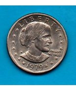 1979 D Susan B. Anthony Dollar - Circulated - Moderate Wear  About XF - $5.99