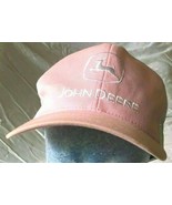 John Deere Pink SnapBack Snap Back Baseball Cap Hat Cary Francis Group - $9.33 CAD
