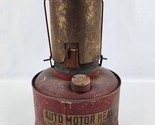 Vintage  Bunsen Auto Motor Heater Hanging Gas Heater w/ hook Red painted - £22.56 GBP