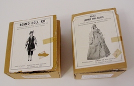 ROMEO &amp; JULIET Porcelain Doll Kits-Yield House Vintage Craft Supplies - £31.85 GBP