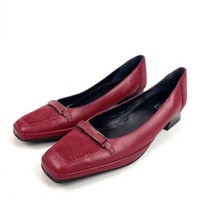 Amalfi By Rangoni Womens Shoes 8.5 M Red Loafers Slip On - £31.64 GBP