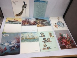 6 Menu&#39;s From R.M.S. Queen Mary Cunard - £35.60 GBP