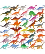 39 Piece Mini Dinosaur Figures,Assorted Vinyl Plastic Dinosaur Toys For ... - $13.99