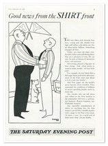 Print Ad Saturday Evening Post Gardner Rea Shirts Vintage 1938 Advertisement - £9.60 GBP