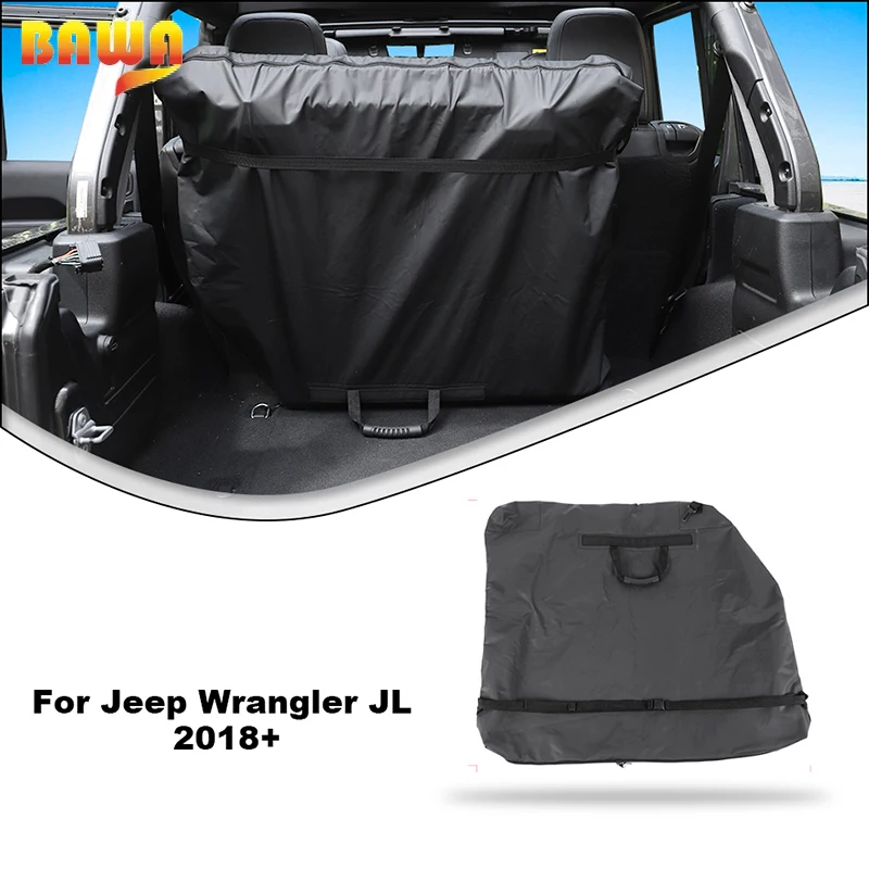 Awa multifunction car hard top storage bag for jeep wrangler jk jl jt 2007 2023 stowing thumb200