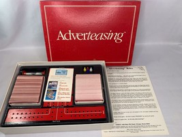Vintage Cadaco Adverteasing Board Game 1988 Complete - $14.00