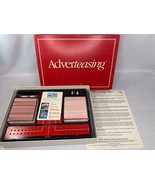 Vintage Cadaco Adverteasing Board Game 1988 Complete - £10.98 GBP