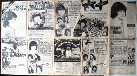 The Defranco Family ~ 11 B&amp;W Vintage Advertisements From 1973-1976 ~ Clippings - £4.63 GBP
