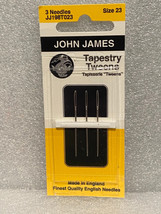 John James Size 23 Tapestry Tweens (3 Needles in Pack) *NEW* OR1 - $7.99