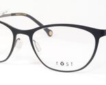 Röst 061 02 Matte Black /Grey UNIQUE RARE TITANIUM EYEGLASSES Rost 52-17... - $116.99