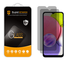2X Privacy Tempered Glass Screen Protector For Samsung Galaxy A03S - £16.66 GBP