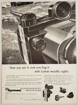 1967 Print Ad Lyman Micrometric Metallic Gun Sights Middlefield,Connecticut - $11.68