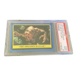Star Wars Topps Trading Card PSA 9 vtg graded Mint #163 Dreaded Rancor Jabba &#39;83 - £311.50 GBP