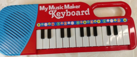 Keyboard Piano My Music Maker 11&quot;X 14 year 1996 works well  - £10.69 GBP