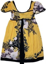 Submarine Petal Sleeve A-Line Swing Flared Skater Girl Jersey Dress (Siz... - $17.81