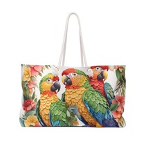 Personalised/Non-Personalised Weekender Bag, Parrots, Weekender Bag, Beach Bag,  - £38.95 GBP