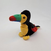Kuddle Me Toys Plush Bird Toucan 6 Inches Tall Colorful Stuffed Animal - $3.79