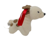 Gund Baby Plush reindeer rattle Baby&#39;s Best Holiday Rattle Ornament crea... - £5.44 GBP