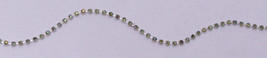 Imported Rhinestone Chain - Pale Green Iridescent Rhinestones Trim BTY M... - $12.95