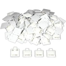 100 14K Gold White Earring Puff Cards Showcase Displays 1&quot; - £11.62 GBP